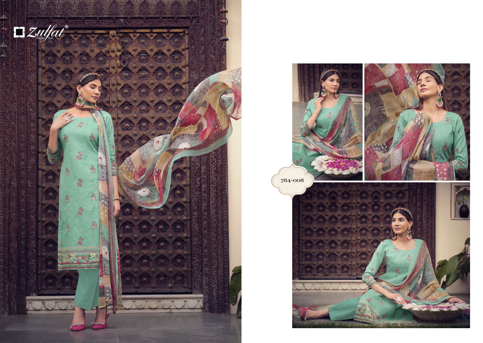 Tamanna Vol 3 By Zulfat Cotton Dress Material Catalog